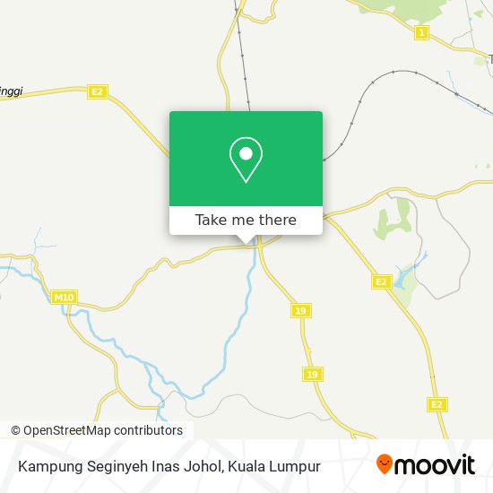 Kampung Seginyeh Inas Johol, null map