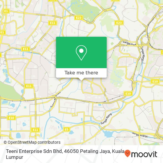 Teeni Enterprise Sdn Bhd, 46050 Petaling Jaya map
