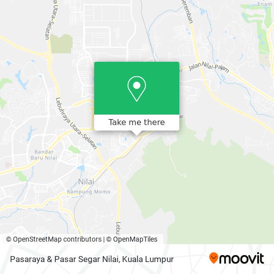 Peta Pasaraya & Pasar Segar Nilai