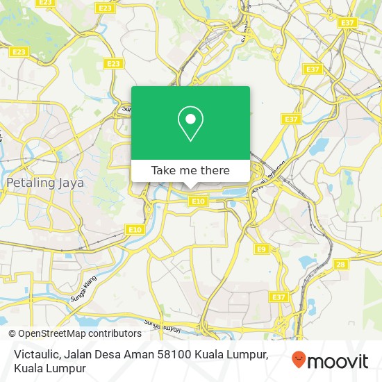 Victaulic, Jalan Desa Aman 58100 Kuala Lumpur map