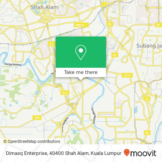 Dimasq Enterprise, 40400 Shah Alam map