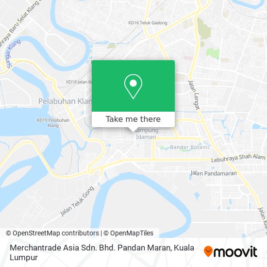 Merchantrade Asia Sdn. Bhd. Pandan Maran map