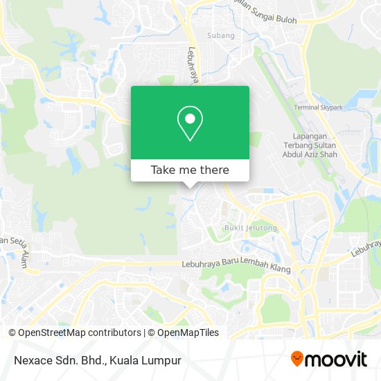 Nexace Sdn. Bhd. map