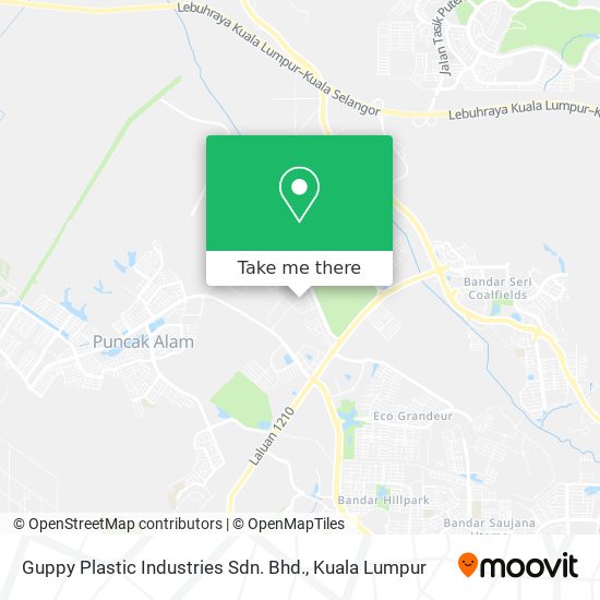 Peta Guppy Plastic Industries Sdn. Bhd.