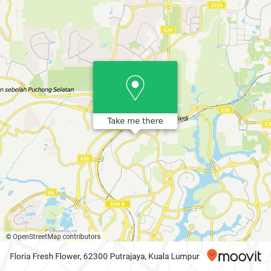 Floria Fresh Flower, 62300 Putrajaya map