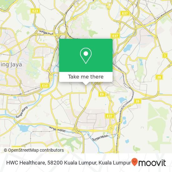 HWC Healthcare, 58200 Kuala Lumpur map