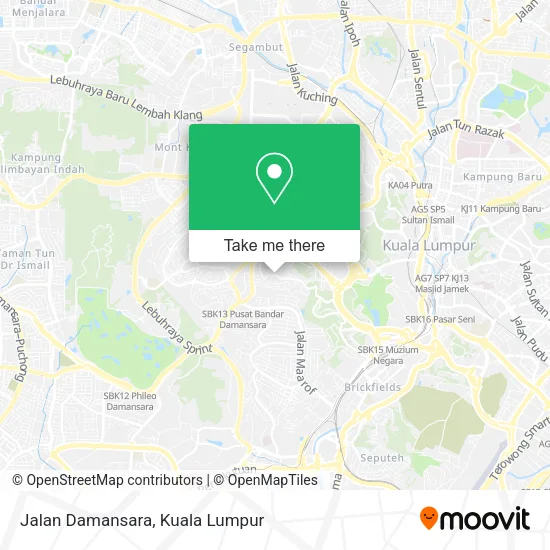Peta Jalan Damansara