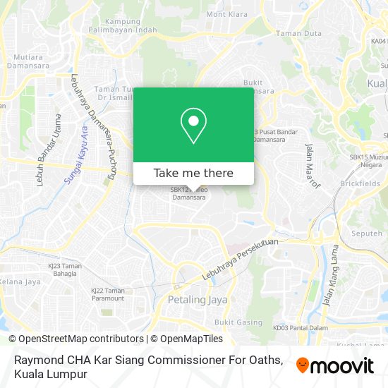 Peta Raymond CHA Kar Siang Commissioner For Oaths