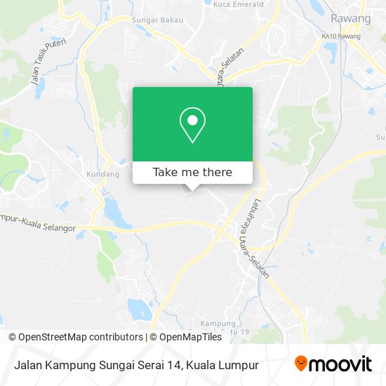 Jalan Kampung Sungai Serai 14 map