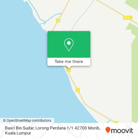 Basri Bin Sudar, Lorong Perdana 1 / 1 42700 Morib map