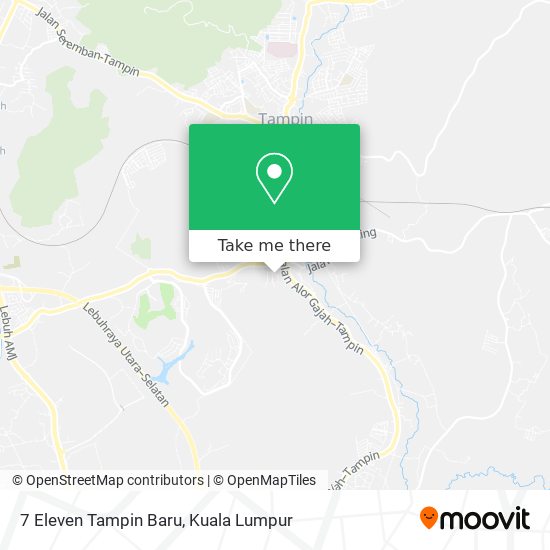 Peta 7 Eleven Tampin Baru