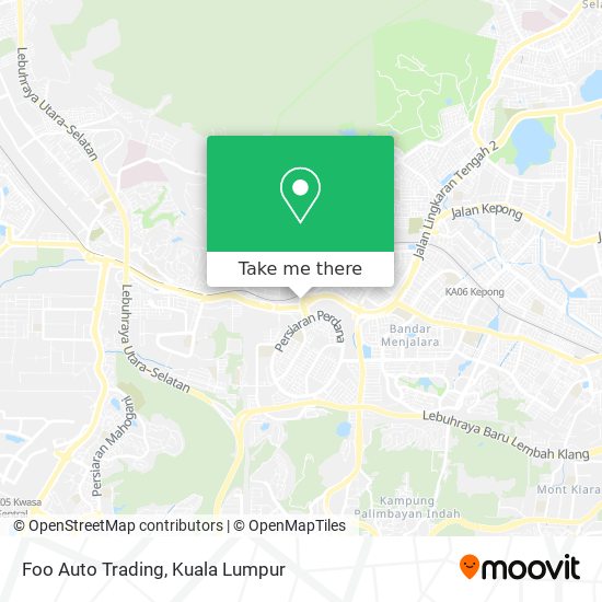 Foo Auto Trading map