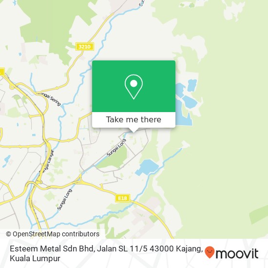 Esteem Metal Sdn Bhd, Jalan SL 11 / 5 43000 Kajang map