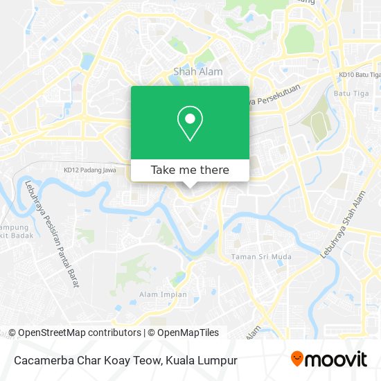 Cacamerba Char Koay Teow map