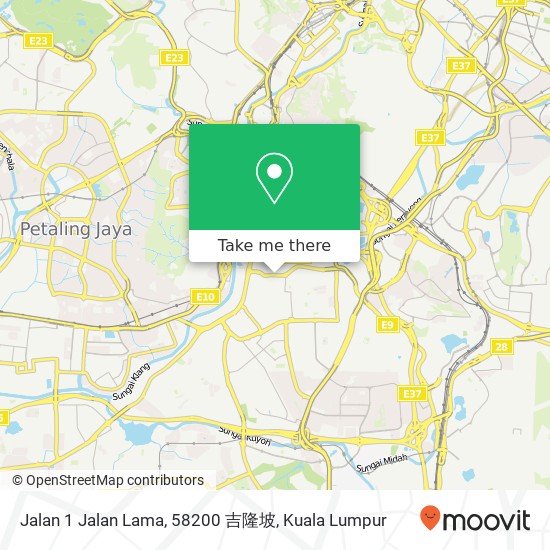 Jalan 1 Jalan Lama, 58200 吉隆坡 map