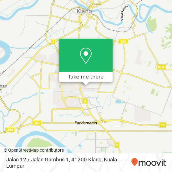 Jalan 12 / Jalan Gambus 1, 41200 Klang map