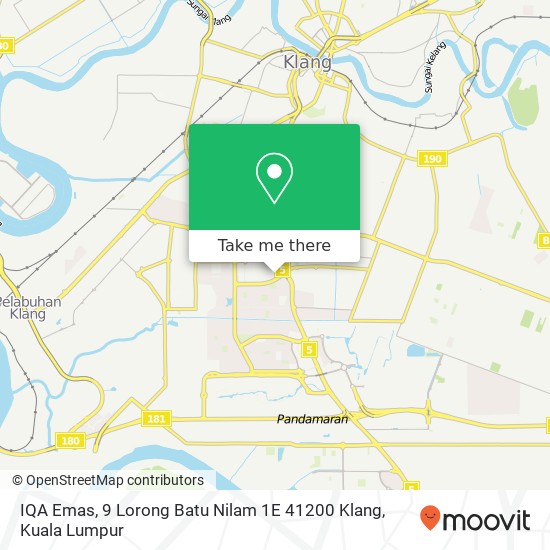 IQA Emas, 9 Lorong Batu Nilam 1E 41200 Klang map