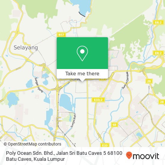 Poly Ocean Sdn. Bhd., Jalan Sri Batu Caves 5 68100 Batu Caves map