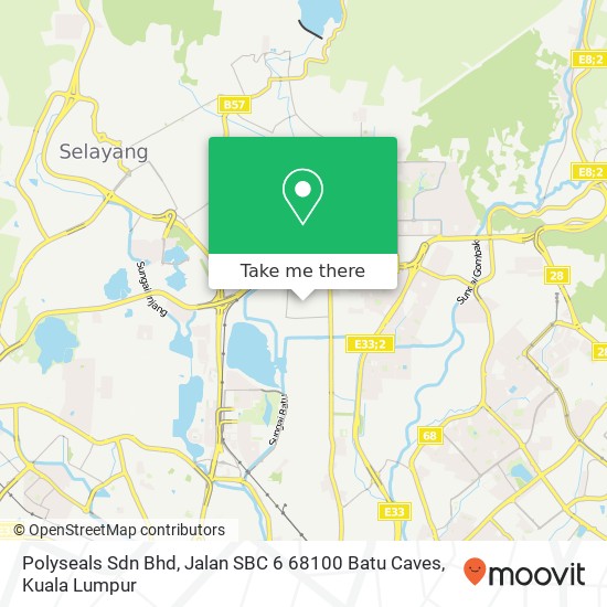 Polyseals Sdn Bhd, Jalan SBC 6 68100 Batu Caves map