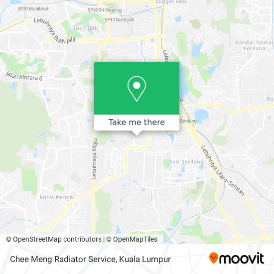 Chee Meng Radiator Service map