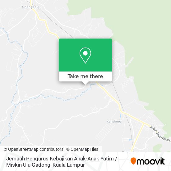 Peta Jemaah Pengurus Kebajikan Anak-Anak Yatim / Miskin Ulu Gadong