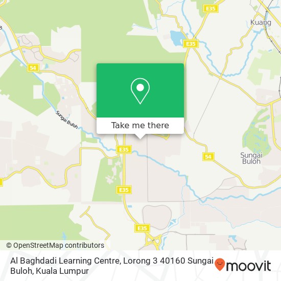 Peta Al Baghdadi Learning Centre, Lorong 3 40160 Sungai Buloh