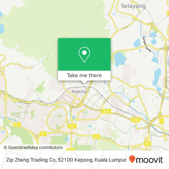 Peta Zip Zheng Trading Co, 52100 Kepong