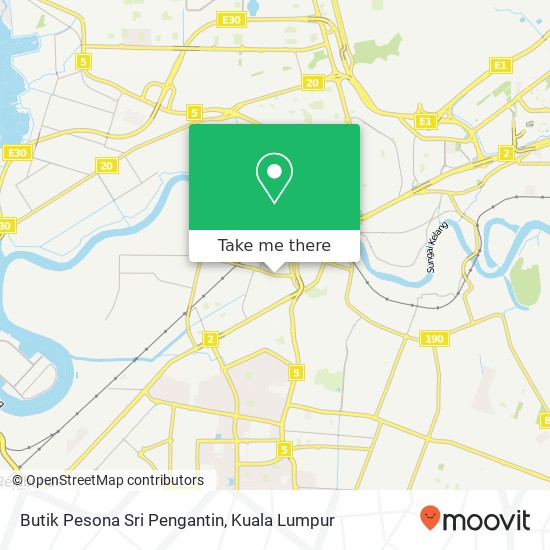 Butik Pesona Sri Pengantin map