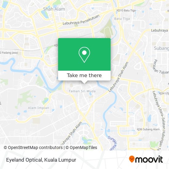 Eyeland Optical map