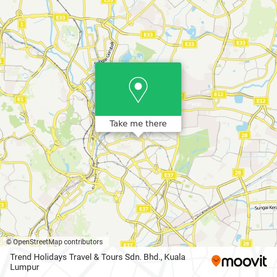 Trend Holidays Travel & Tours Sdn. Bhd. map
