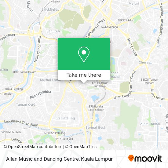Allan Music and Dancing Centre map