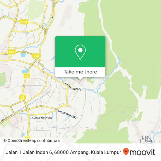 Jalan 1 Jalan Indah 6, 68000 Ampang map