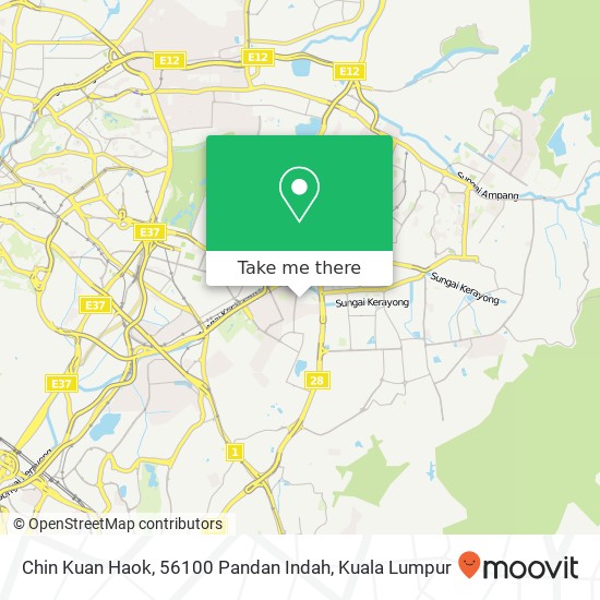 Chin Kuan Haok, 56100 Pandan Indah map