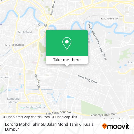 Lorong Mohd Tahir 6B Jalan Mohd Tahir 6 map