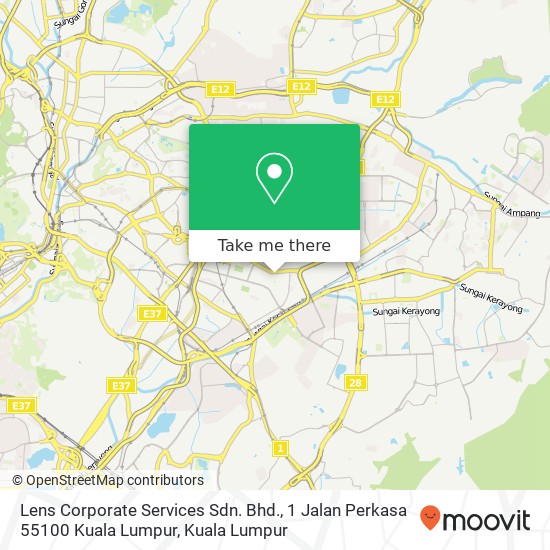 Peta Lens Corporate Services Sdn. Bhd., 1 Jalan Perkasa 55100 Kuala Lumpur
