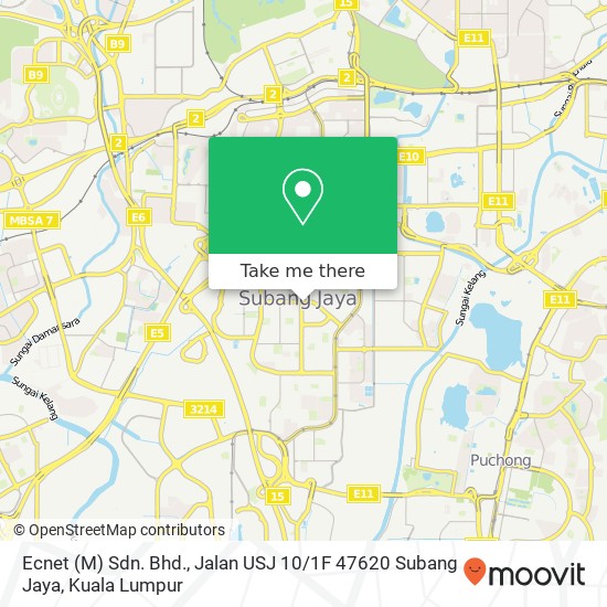 Ecnet (M) Sdn. Bhd., Jalan USJ 10 / 1F 47620 Subang Jaya map