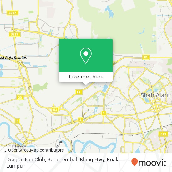 Dragon Fan Club, Baru Lembah Klang Hwy map