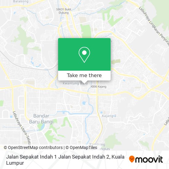 Peta Jalan Sepakat Indah 1 Jalan Sepakat Indah 2