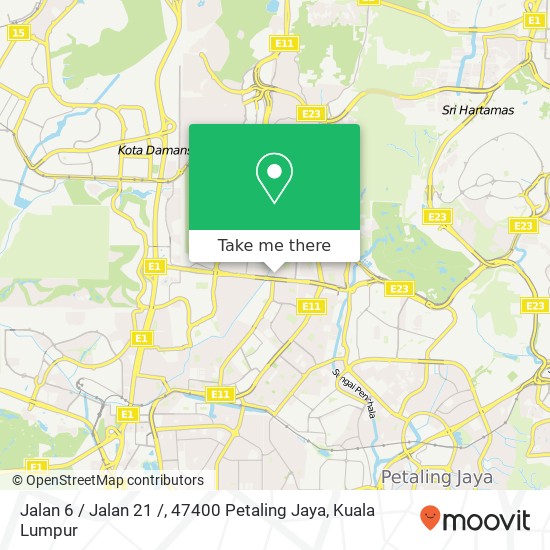 Jalan 6 / Jalan 21 /, 47400 Petaling Jaya map