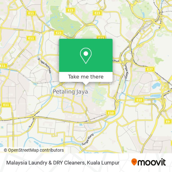 Peta Malaysia Laundry & DRY Cleaners