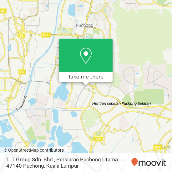 TLT Group Sdn. Bhd., Persiaran Puchong Utama 47140 Puchong map