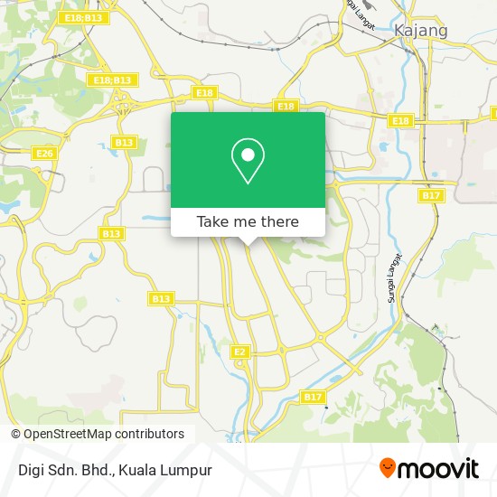 Digi Sdn. Bhd. map