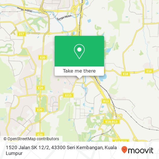 1520 Jalan SK 12 / 2, 43300 Seri Kembangan map