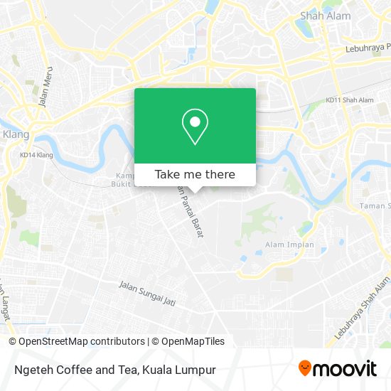 Ngeteh Coffee and Tea map