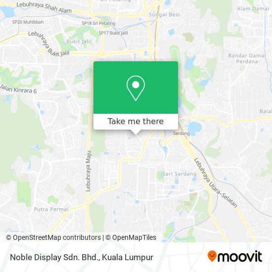 Noble Display Sdn. Bhd. map