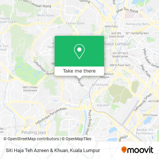 Siti Haja Teh Azreen & Khuan map