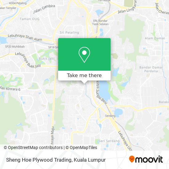 Sheng Hoe Plywood Trading map