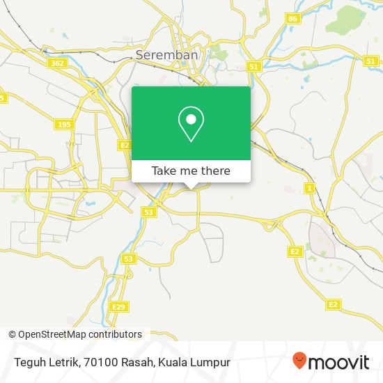 Teguh Letrik, 70100 Rasah map