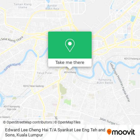 Peta Edward Lee Cheng Hai T / A Syarikat Lee Eng Teh and Sons