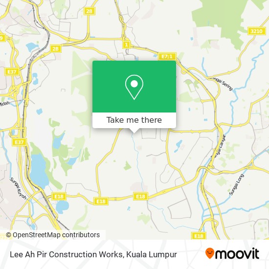 Lee Ah Pir Construction Works map